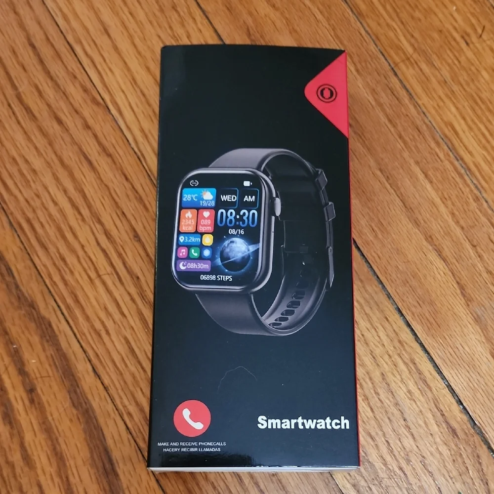 Smartwatch with Black Band